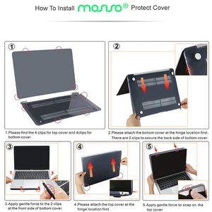 Image 5 - MOSISO New 2019 Laptop bag Case For MacBook Air Pro Retina 11 12 13 15 for Mac Pro 13.3 15.4 inch with Touch Bar ID Laptop Case