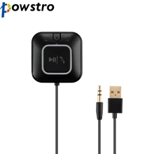 Powstro bluetooth-приемник NFC Аудио приемник адаптер 3,5 мм Jack Hands-Free автомобильный комплект A2DP Набор для трансляции для автомобильная стереосистема Главная