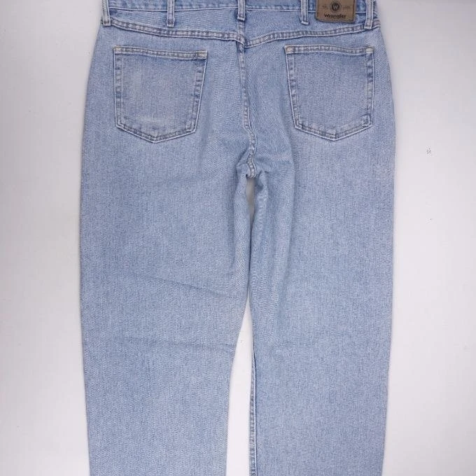 Wrangler 97601sb 5 Pocket Strait Leg Jeans Light Wash Denim Mens 40x32 -  Jeans - AliExpress