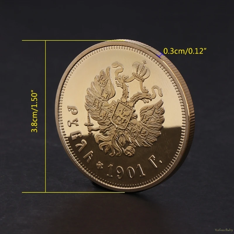

Commemorative Coin Russian 1901 Collection Arts Gifts BTC Bitcoin Alloy Souvenir Noncurrent Coin Aug23_18