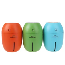 Mini USB 180ml Lemon Ultrasonic Humidifier Portable DC 5V LED Light for Home Office Car Air Purifier Mist Maker NG4S