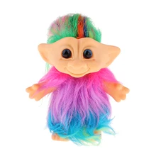 Leopardo Vintage suerte muñeca Troll lindo muñecas Mini figuras de juguete-favores de partido colecciones de artes y oficios