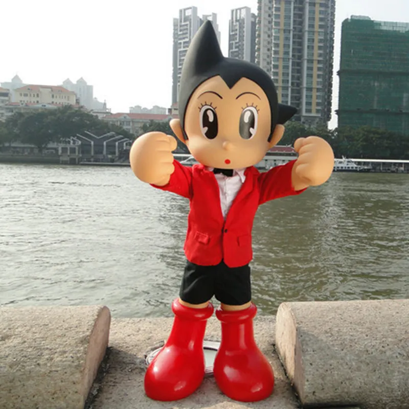 

55 CM Cartoon Astro Boy ATOM Peter Pan Tokyo Atom Gifts For Children PVC Action Figure Collectible Model Toy L355