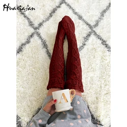 Medias Gruesas de Huaxiafan Moda Femenina Y Casual Medias de Punto Cómodas Señoras Largas Y Esponjosas Medias Largas para Mujeres Medias Gruesas de Huaxiafan Moda Femenina Y Casual Medias de Punto Cómodas Señoras Largas Y Esponjosas Medias Largas para Mujeres