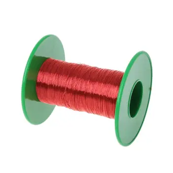 

100m QA Polyurethane Enameled Copper Wire 0.2mm Welding Wires Coil Winding