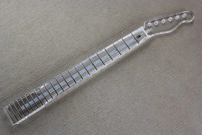 

DIY semi-finished guitar neck TL acrylic can install accessories by itself