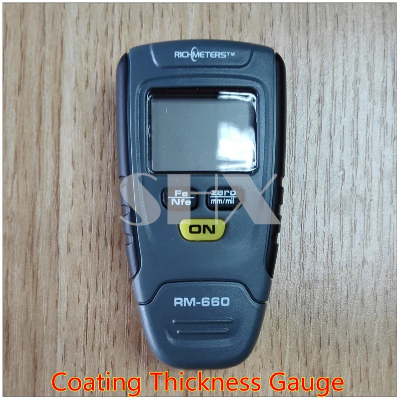Rm660 Coating Thickness Gauge Handheld Portable Car Meter Measuring Tester Ap77 for sale online 
