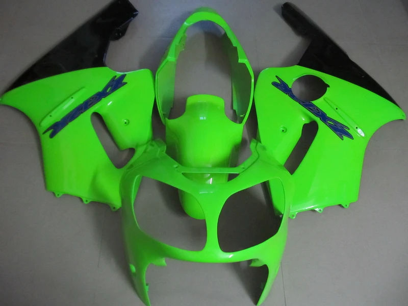 

Injection mold free customize fairing kit for Kawasaki ZX12R 00 01 green black fairings ZX12R 2000 2001(+ tank cover) OT21