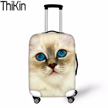 

THIKIN Thick Elastic Luggage Cover for Trunk Case Apply to 18-30 Suitcase Protective Rain Cover Siamese Cat Travel Accessories