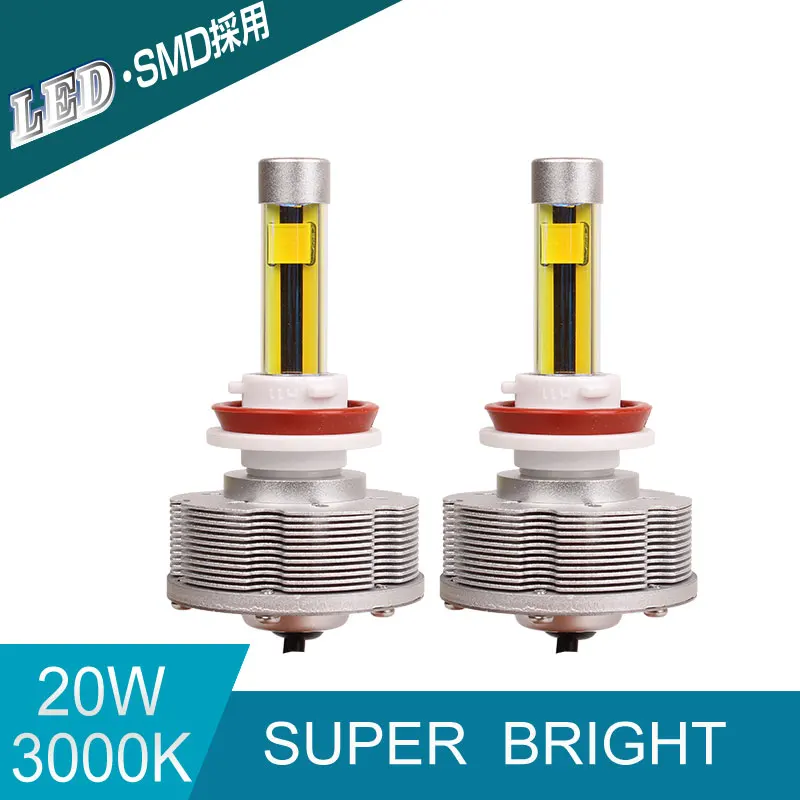 H16 LED Trucks Auto Fog Lamps Source Light Conversion Kit Car Bulbs H16