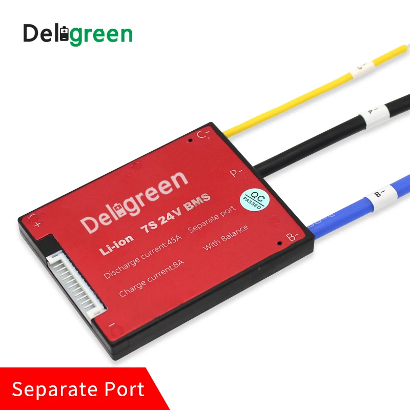

7S 16A PCM/PCB/BMS for 24V lithium 18650 battery pack for electric bicycle and scooter and tools