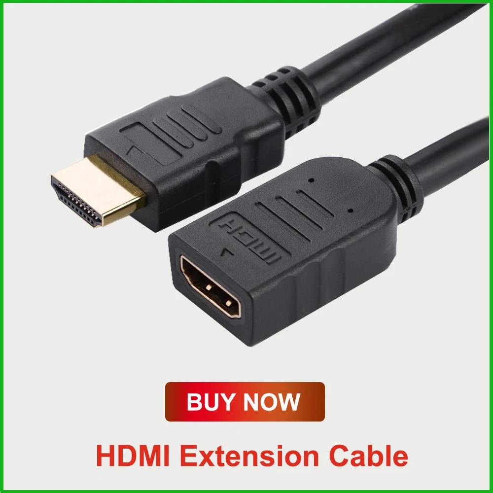 Annwzzd 0,5 м 1 м 1,5 м 2 м золотой HDMI свинцовый Удлинительный кабель жила высокоскоростной с Ethernet удлинитель HDMI мужчин и женщин