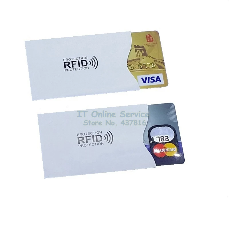 Us 125 11 Di Sconto2 Pzlotto Ic Card Protezione Guaina Scansione Rfid Schermati Manica Carta Nfc Carta Di Sicurezza Prevenire Non Autorizzata Di