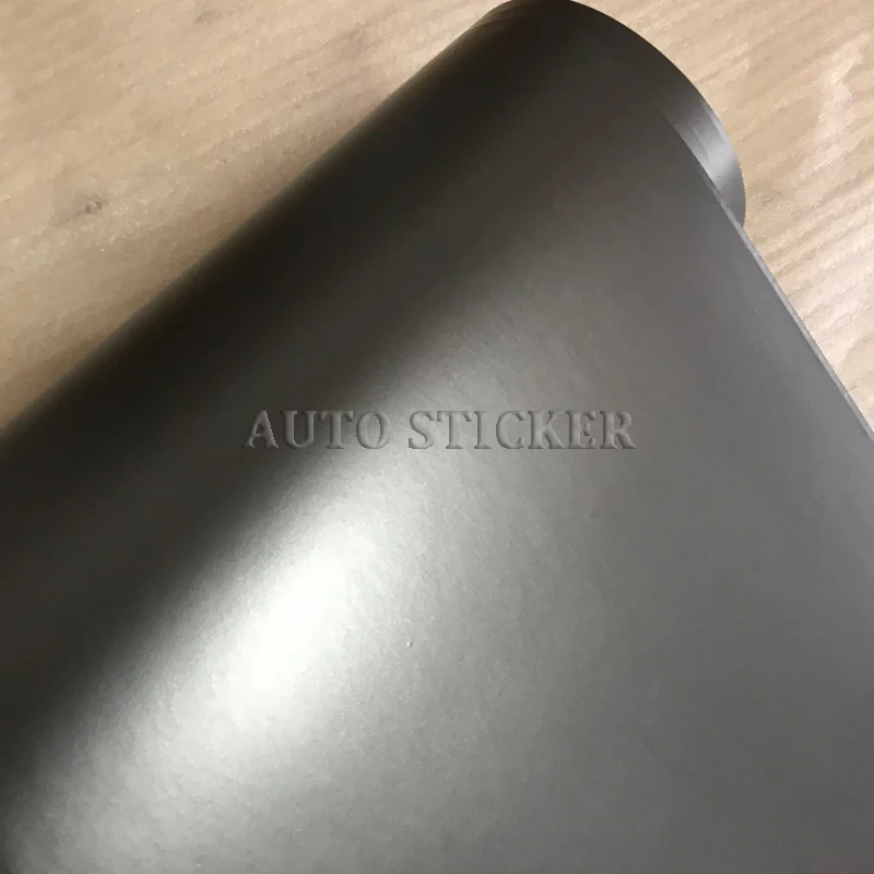 Gunmetal Satin matt Gray Metallic car Wraps 3
