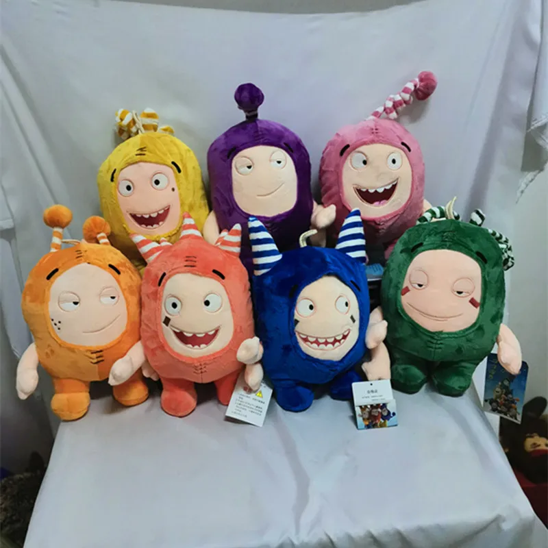 35 см Oddbods Newt Buuble Pogo Zee Джефф предохранитель Slick плюшевая мягкая игрушка игрушечные лошадки для детей Рождественский подарок