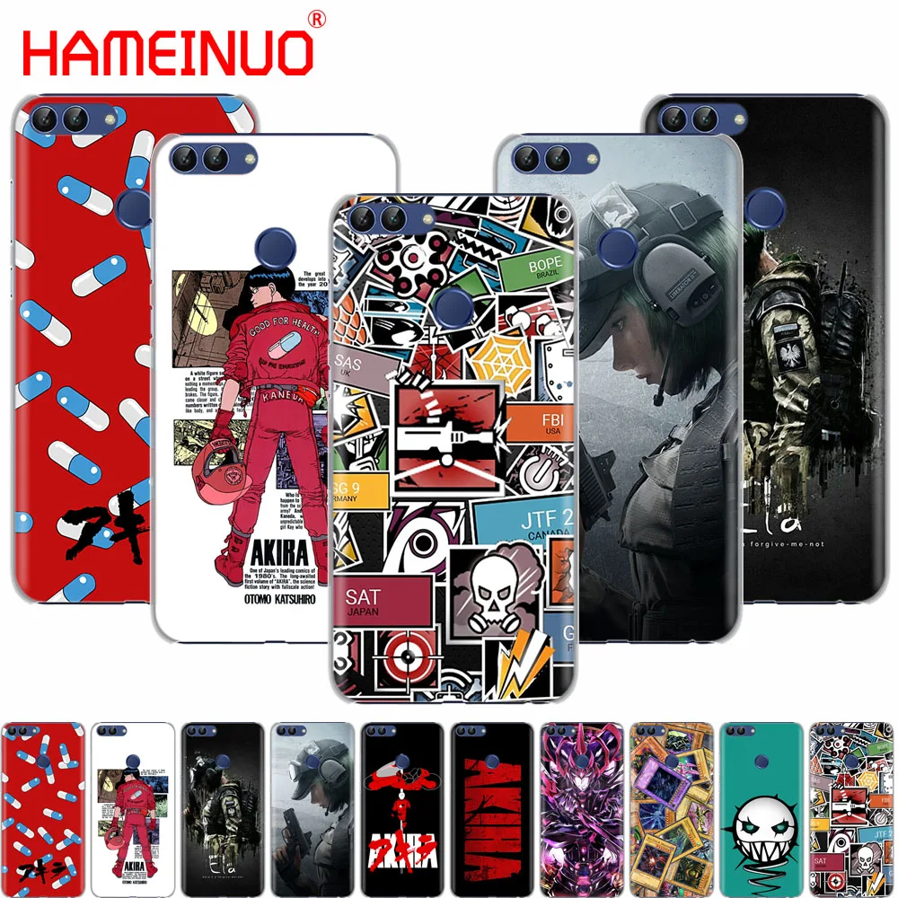

AKIRA Voltron Rainbow Six Siege YuGiOh cell phone Cover Case for huawei Honor 7C Y5 Y625 Y635 Y6 Y7 Y9 2017 2018 Prime PRO