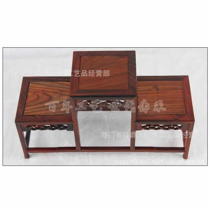 

Supply of quality wood crafts mahogany base Teapot Base Siamese Rosewood side table wood ornaments