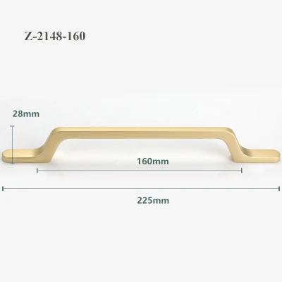 Дверные ручки для ящика шкафа кухонного шкафа ручки и ручки Фурнитура для мебели золотые ручки фурнитура Аксессуары - Цвет: Z-2148-160