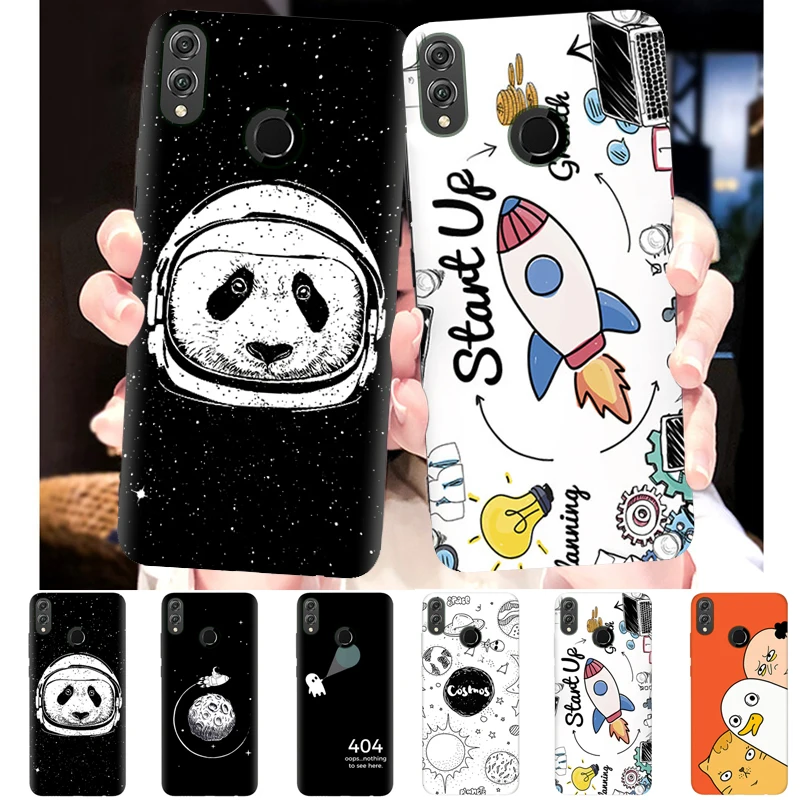 

Cartoon Case for Huawei Honor 8X 8C 7X Max 7X 7C 7A 6X 6A Soft Silicone Cover Phone TPU Protective Back Smart Cases Animal