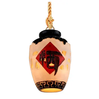 

Chinese art lamps pub pendant lights vintage wine estate mana creative loft garden single lighting pendant lamps ZA ZS22