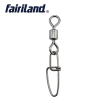 50 шт. роликовый поворотный с страховой защелкой Размер 1#-10#55 кг нагрузка Емкость рыболовный крючок Вертлюжок из нержавеющей стали Рыболовный захват инструмент