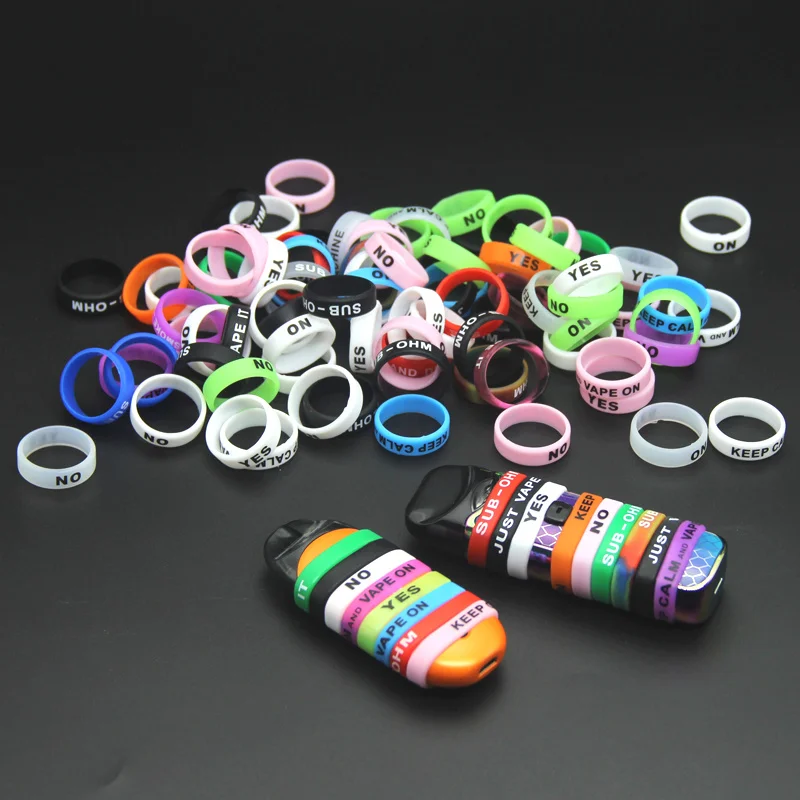 

20mm Vape Band Silicone Ring Protection Decoration Electronic Cigarette Accessories for Zero Pod Atomizer Mod Rda Rta Ta