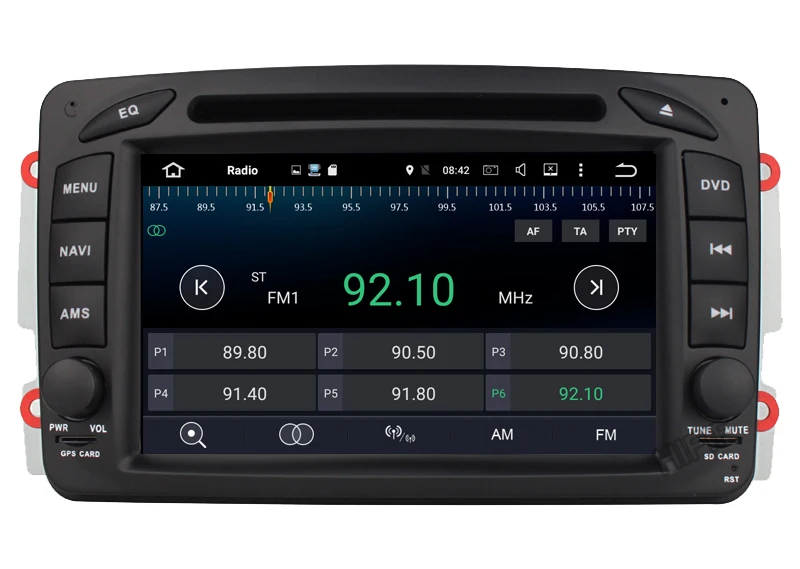 Best HIFIF 2G+32G Android 6.0 CARDVD player For MERCEDES-BENZ CLK W209 M/ML/W163/W463/Viano/W639/Vito car audio stereo Multimedia GPS 5