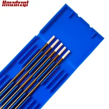 5 шт WZ8 2,4X150 мм 3/3" X6" цирконированный вольфрамовый электрод белый
