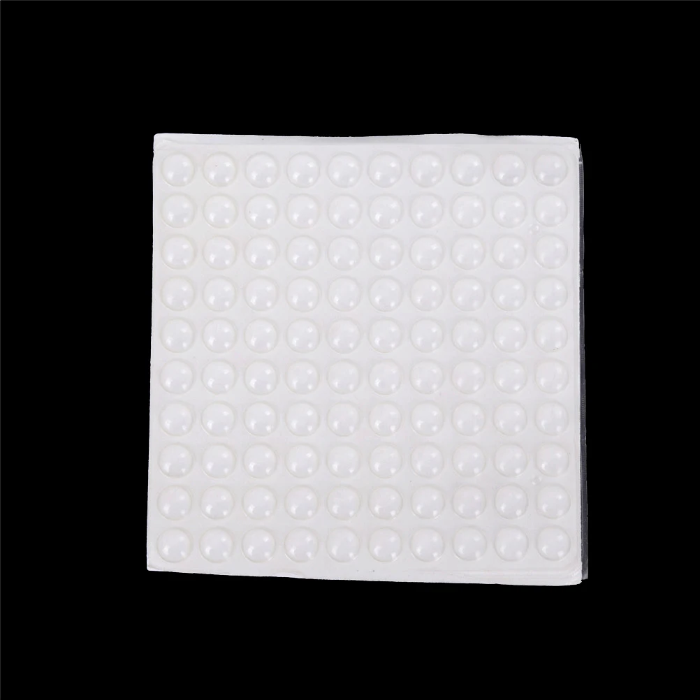 100x Clear Semicircle Bumper Table Door Cabinet Drawer Buffer Pad Self Adhesive