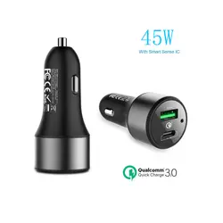 Innosinpo 45 Вт USB Автомобильное Зарядное устройство Quick Charge QC 3,0 Тип C PD мобильного телефона Зарядное устройство быстрой зарядки для iPhone X 8 samsung Xiaomi