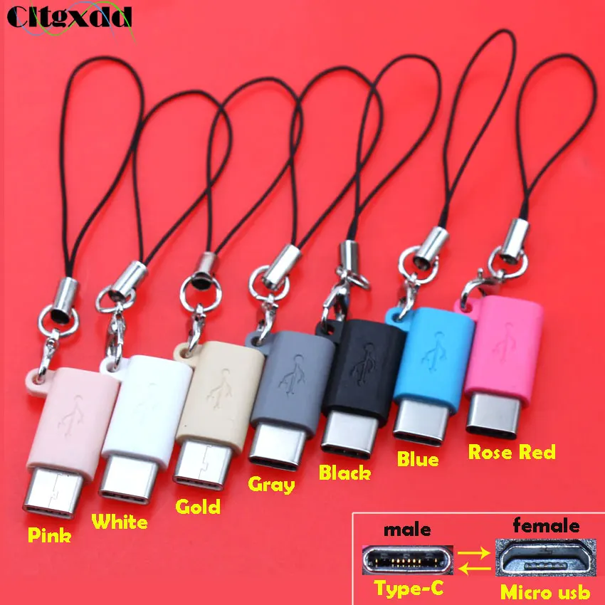 Кабель-адаптер cltgxdd с Micro USB Мама на Type C папа для зарядки и синхронизации данных