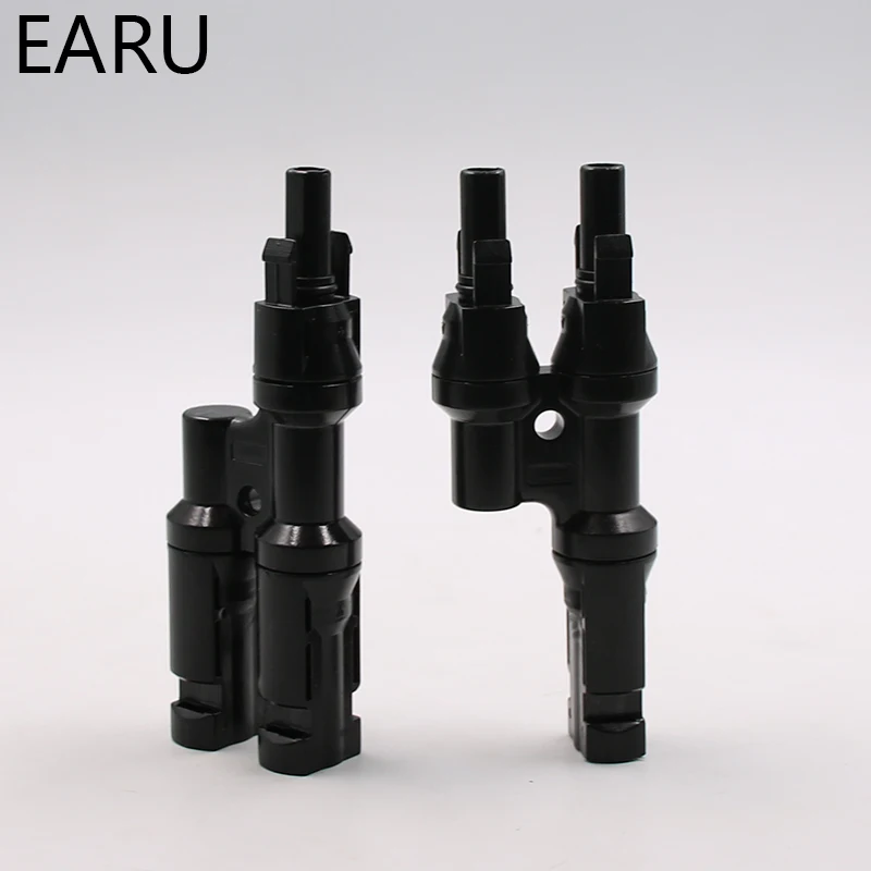 

1Pair X Multi T Branch Connector For Solar Panel Parallel Connection Branch Two Pv Module Panel Connect Solar System IP67
