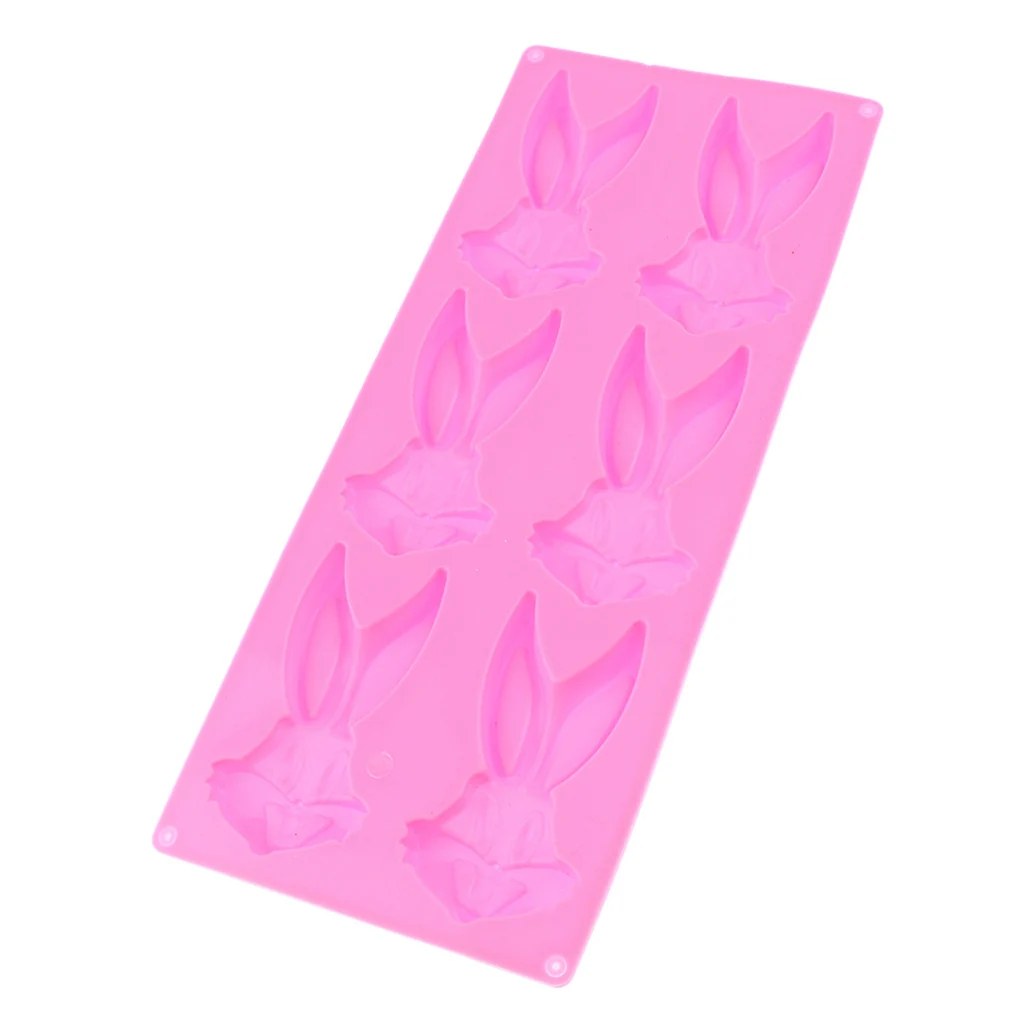 Rabbit/Bunny Shape Silicone Mold Crafts Mould for Epoxy Resin DIY Pendent Craft Fondants Sugar Crafts Molding Tools