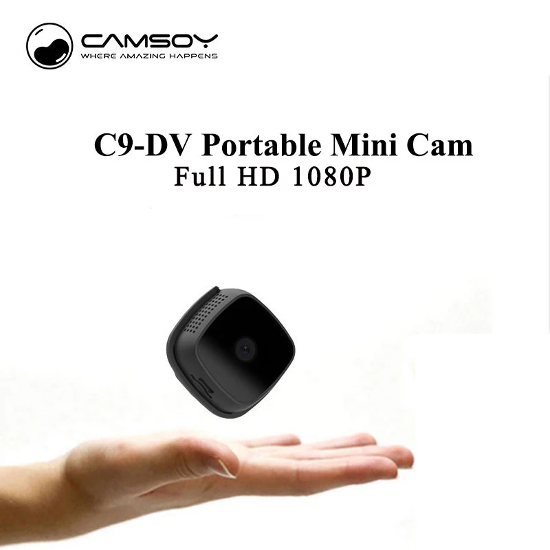 C9 DV мини камера FULL HD 1080P корпус ночного видения записывающее устройство DVR Micro Camera s