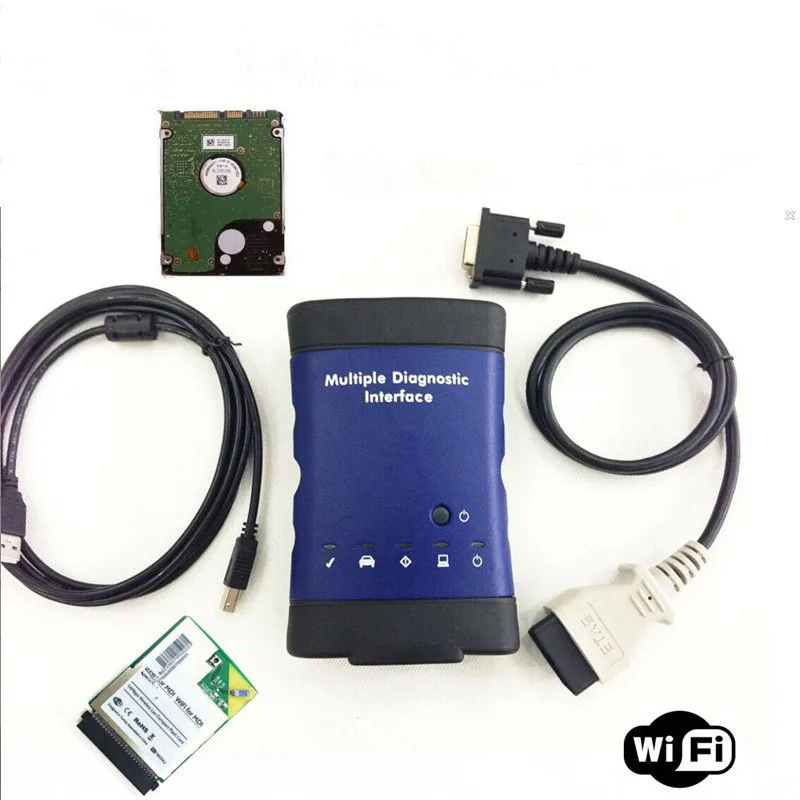 Качество A+ MDI,09 wifi 09,2 для GM MDI сканер и программное обеспечение HDD,10 для Opel автомобильный диагностический инструмент