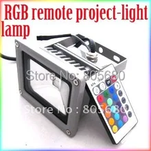 10 шт./лот 10 Вт RGB Светодиодный прожектор с пультом дистанционного управления 10 Вт наружный прожектор для светодиодный фонтан