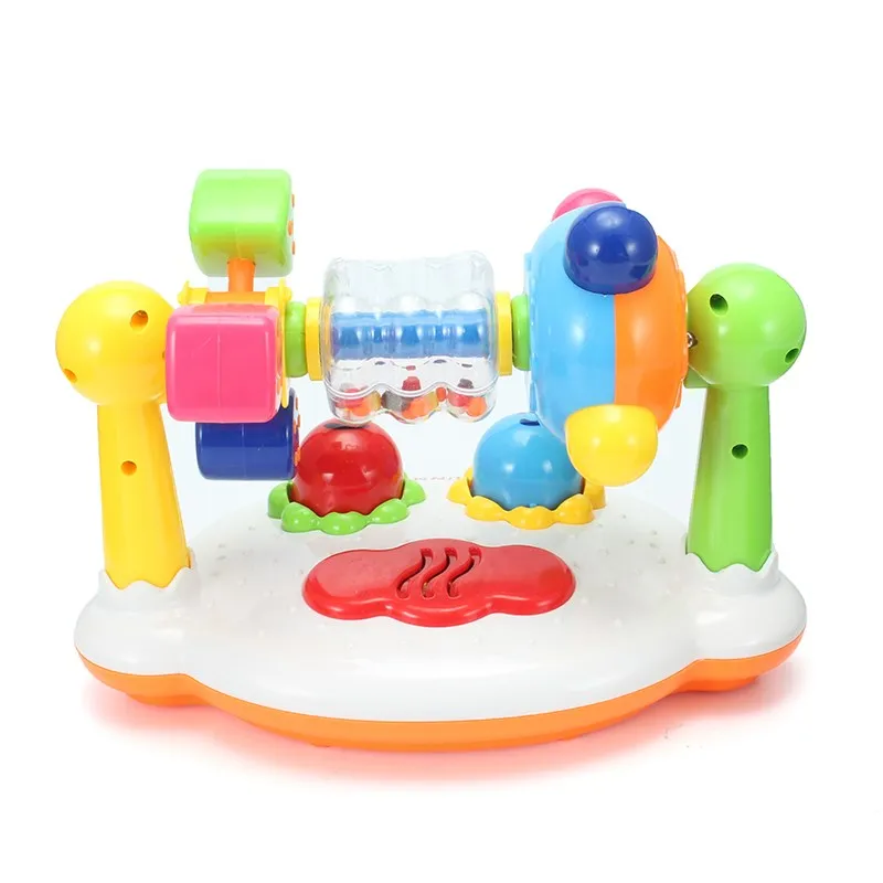 Baby Rattles font b Toy b font Funny Rotating Electric Musical Early Educational font b Toys