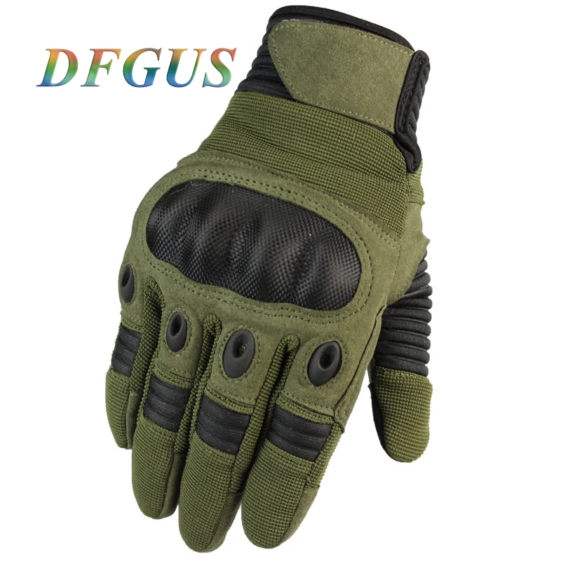 2018 Men's Tactical Gloves Army Military Full Finger Combat Gloves Mittens Outdoor Sports Anti