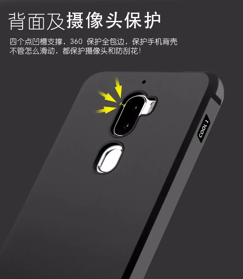 Teléfono Original para leeco genial 1 caso de Anti-knock armadura para Letv leeco genial 1 dual Coolpad Cool1 Fundas