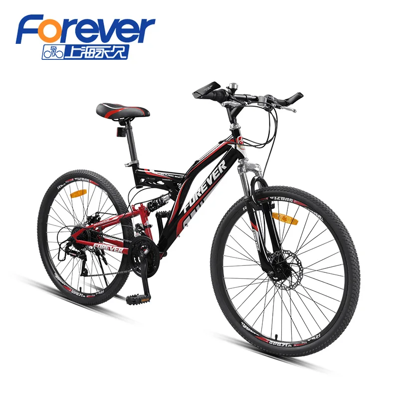 Forever Mountain Bike 24 font b Speed b font soft tail frame font b bicycle b