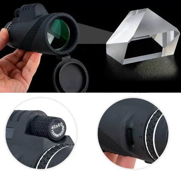Compacto de Alta Potência para Viagens Esportes ao ar Telescópio Monocular Prisma Escopo Livre Fk88 40x 11 Telescópio monocular 40x prisma escopo compacto de