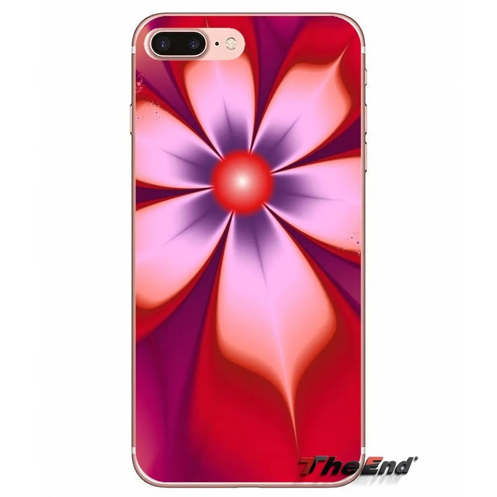 Абстрактные цветы цвета для Samsung Galaxy J1 J2 J3 J5 J7 A3 A5 A7 2015 2016 2017 J330 J530 J730 прозрачные
