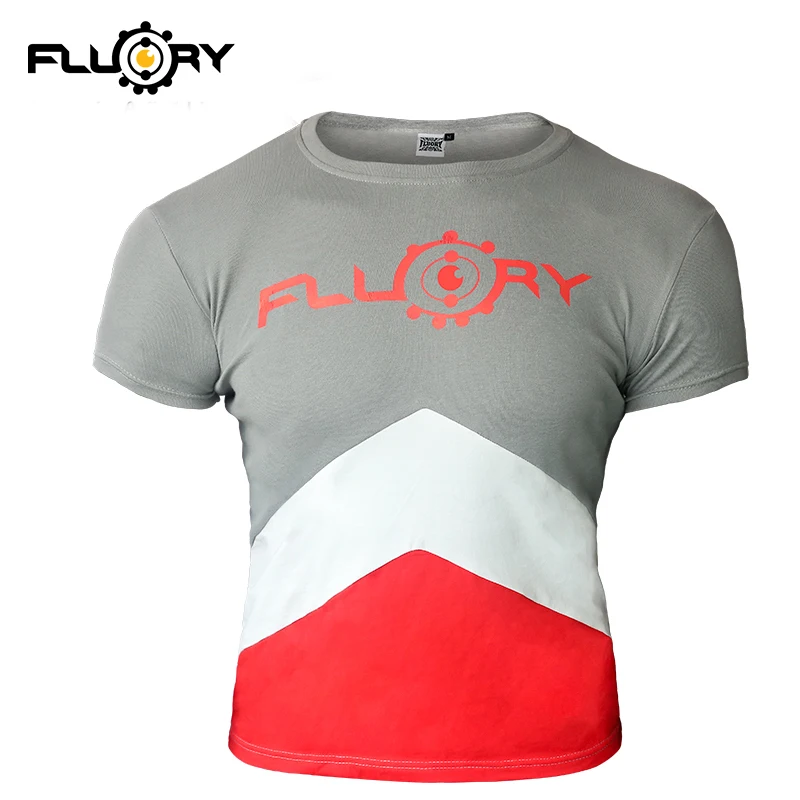 

Fluory short sleeve t-shirts new release kick boxing wears cotton material mma sports Tee shirts