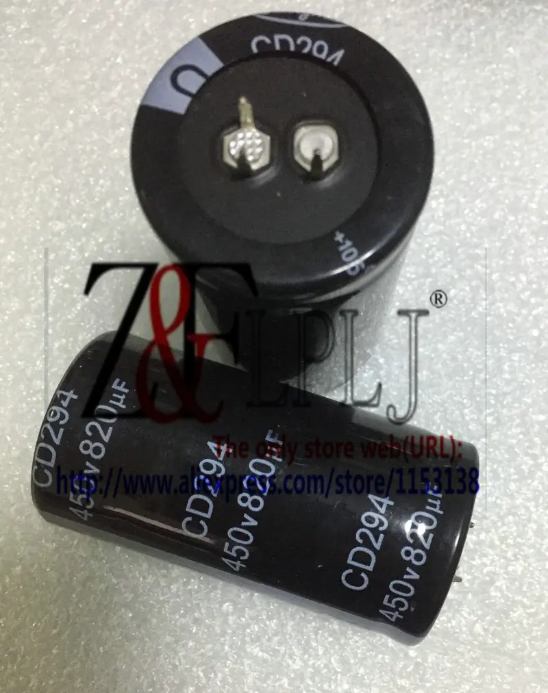 CD294 450V820UF / 820UF 450V 820MF450V (2Sizes=35X65MM & 35*70mm ) New ...