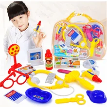 Дети ролевые игры игрушки игрушка «Доктор» аптечке иглы ножницы и очки родитель-ребенок обмен модель детского подарка H25