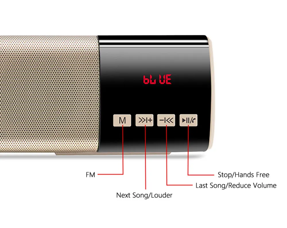 Bluetooth динамик 10 Вт беспроводной динамик s стерео звук бас громкий динамик Саундбар колонка с TF картой AUX USB Play для телефона ПК ТВ