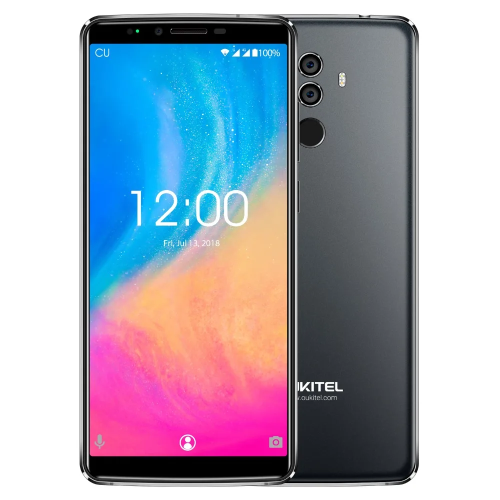 OUKITEL K8 18:9 полный дисплей 6,0 ''FHD 4 Гб ОЗУ 64 Гб ПЗУ MT6750 Восьмиядерный 13 МП+ 5 Мп отпечаток пальца ID 5000 мАч 5 В/2 а Быстрая