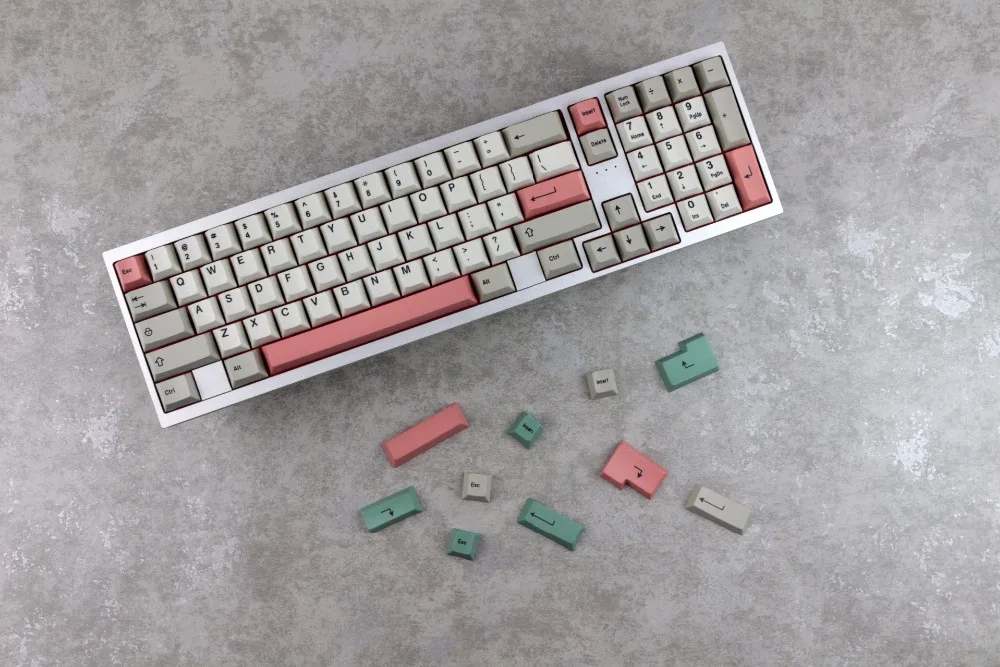 MP 9009 Ретро keycap Cherry PBT Dye Subtion 170 Keycaps Заводская высота для механической игровой