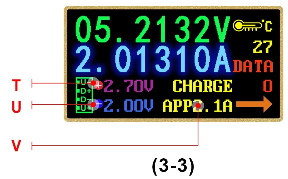 RD TC66/TC66C тип-c PD триггер USB-C Вольтметр Амперметр Напряжение 2 способ измеритель тока мультиметр PD зарядное устройство батарея USB Тестер