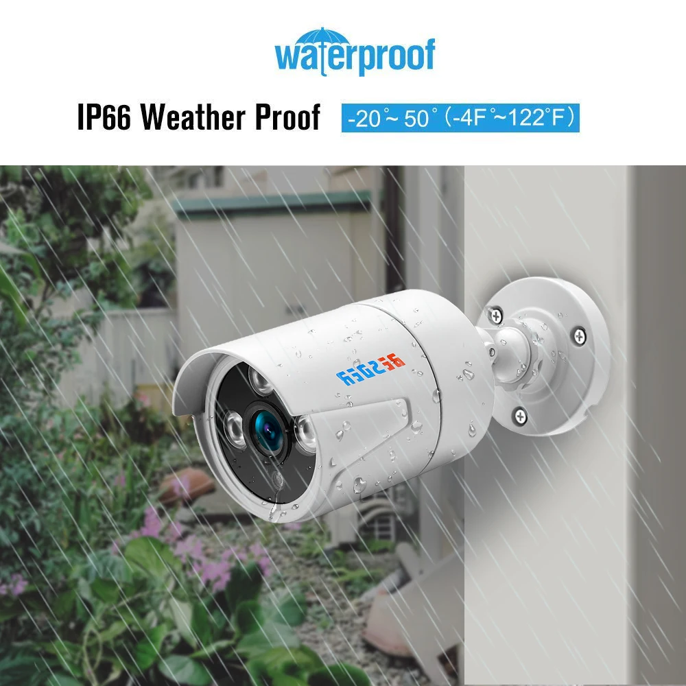 Система видеонаблюдения BESDER 4 канала POE NVR IP камеры 1080P|Система наблюдения| |